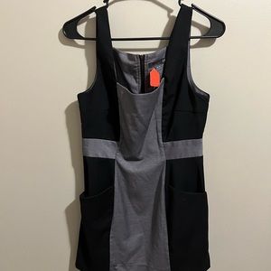 Short Black and Grey Dress